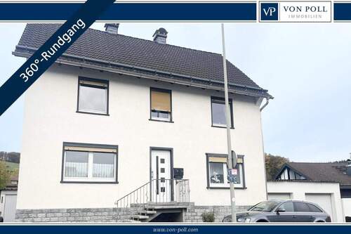 Titelfoto 360 - Einfamilienhaus mit naturnahem Ausblick und großem Grundstück in Netphen-Unglinghausen