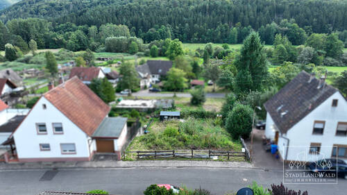 Straßenansicht mit Talblick - 