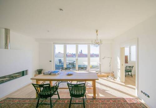 wohnraum - Oderberger Str. 335 qm DG mit 7 Zi 3 Bädern Aufzug Kamin u Terrasse