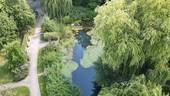 der kleine See im anliegenden Park - 
