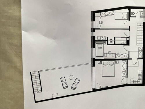 Wohnungsaufteilung oben - 