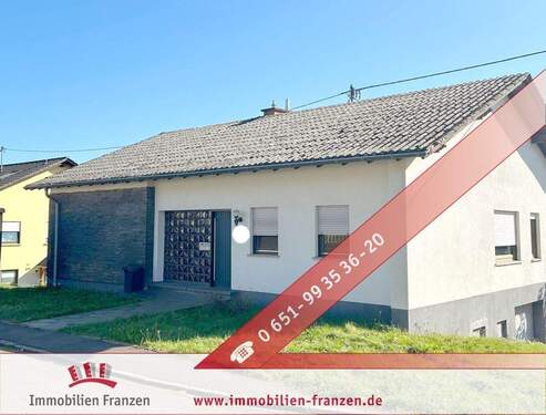 Titelbild - Konz-Niedermennig: unterkellerter Bungalow - Heizung aus 2014, neue Fenster sind bestellt !