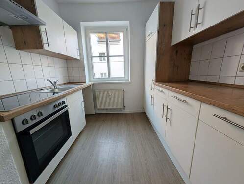 Küche mit EBK - 2 Zimmer Etagenwohnung zur Miete in Rostock