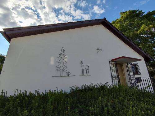 Hausansicht Eingang - 1 Zimmer Reihenendhaus in Mannheim