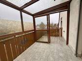 großer überdachter Balkon / Obergeschoss - 