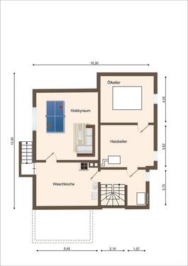 Kellergeschoss Hinterhaus - 