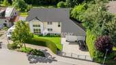Außenansicht Drohne 3 - Exklusives 2-Familienhaus mit hochwertiger Ausstattung & großem Garten