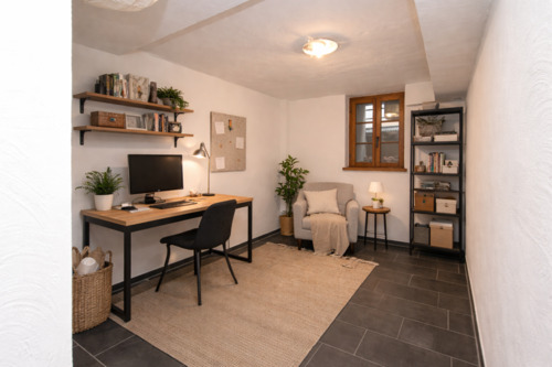 Illustriertes Bürozimmer - 