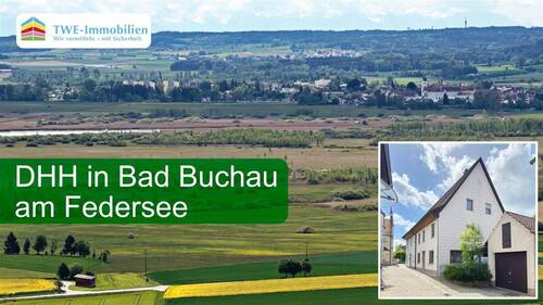  TWE-Immobilien - DHH Bad Buchau - zentrales Wohnen im naturhistorischen Kurort