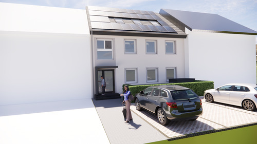 Vorderansicht nach Sanierung - 3 Zimmer Etagenwohnung zum Kaufen in Trier