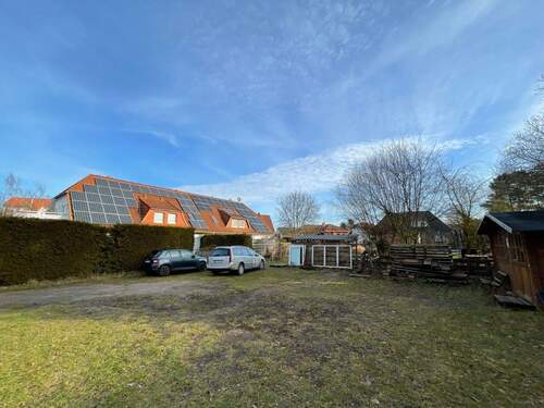 vordere Grundstücksansicht - Grundstück in Eggersdorf