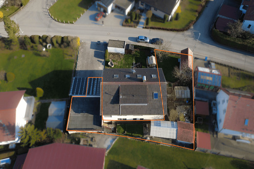 Luftbild - 4 Zimmer Einfamilienhaus zum Kaufen in Kirchdorf an der Iller