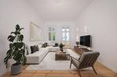 Inspiration Wohnzimmer - 5 Zimmer Etagenwohnung zum Kaufen in Berlin
