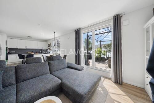 Wohnzimmer - Etagenwohnung mit 122,00 m² in Hamburg zum Kaufen