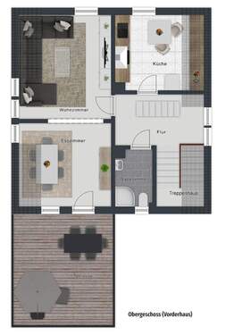 Obergeschoss (Vorderhaus) - 