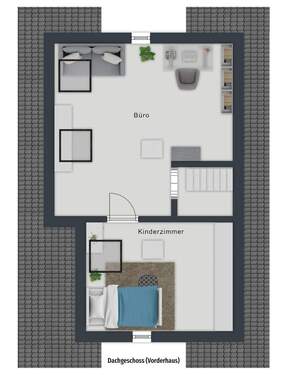 Dachgeschoss (Vorderhaus) - 