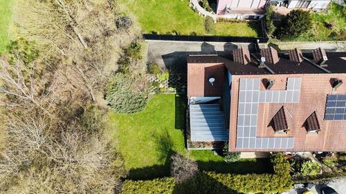 Luftaufnahme - 6 Zimmer Doppelhaushälfte in Haag an der Amper