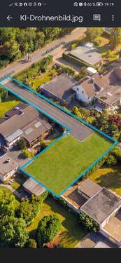 Grundstück - Visualisierung - Exklusives, lastenfreies Baugrundstück in idyllischer Aaseenähe in Münster-Mecklenbeck