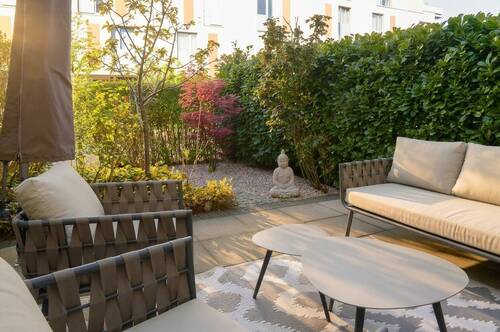 lauschige West-Terrasse - 