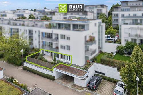 Luftaufnahme - 2 Zimmer Etagenwohnung in Ulm