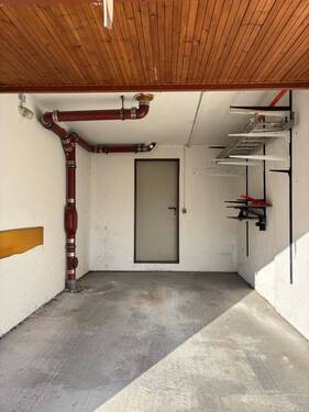 Einzelgarage mit Hauszugang - 