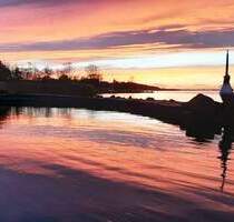 Wochenend- & Ferienhaus im Finnhütten-Stil am privaten Boddenhafen - Ribnitz-Damgarten OT Langendamm