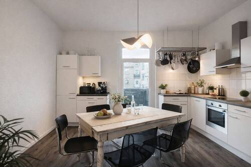 Küche - Etagenwohnung mit 81,00 m&sup2; in Mannheim zum Kaufen