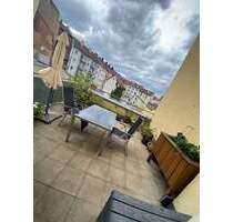 Helle 2-Zimmer-Wohnung mit wunderschöner großer Terrasse - Nürnberg Steinbühl
