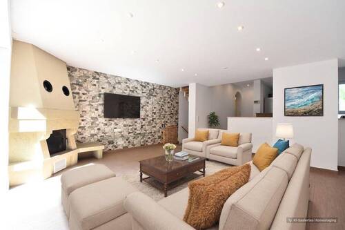 Wohnzimmer KI - 5 Zimmer Einfamilienhaus in Sinsheim