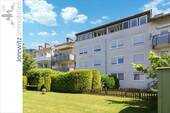 001 - Gartenansicht - Bielefeld-Mitte - Nähe Radrennbahn: 2 Zimmer-Wohnung mit Loggia und Einbauküche