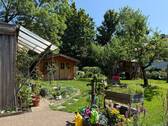 Terrasse mit sonnigem Garten - 6 Zimmer Doppelhaushälfte in Icking