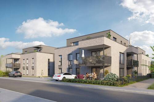 Ansicht Süd / Vorderansicht Straße - 4 Zimmer Mehrfamilienhaus, Wohnhaus zum Kaufen in Greven