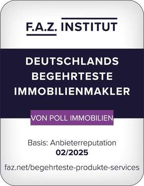 Siegel_FAZ_Begehrteste Produkte_2025_Standard_VON POLL IMMOBILIEN - 