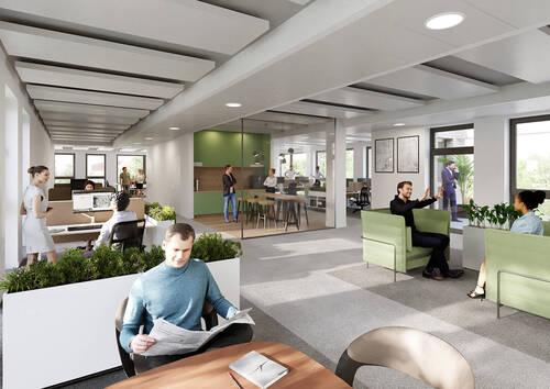 Beispielhafter Ausbau - Büro in Heidelberg