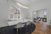 Esszimmer - Etagenwohnung mit 286,00 m&sup2; in Karlsruhe / Weststadt zur Miete