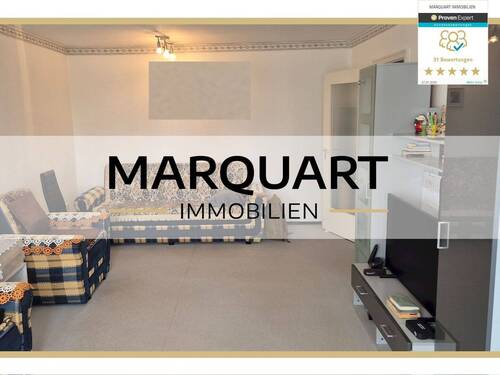MARQUART IMMOBILIEN - Vermietete, altersgerechte 2-Zimmer-Wohnung mit Balkon und Ausblick