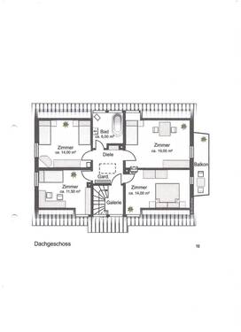 Dachgeschoss.jpg - 7 Zimmer Einfamilienhaus zum Kaufen in Forchheim