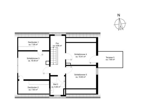 Dachgeschoss - 