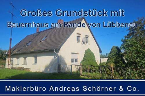 Titel Groß Beuchow - Großes Grundstück mit Bauernhaus am Rande von Lübbenau