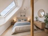 Schlafzimmer Spitzboden Vis. - 
