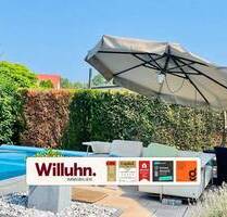 Einfamilienhaus mit Pool | West-Terrasse | Fußbodenheizung | Nebengebäude - Krostitz