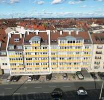 Zentral gelegene, vermietete 2-Zi.-Whg. mit Balkon, Wintergarten & TG-Stpl. in Gibitzenhof, Nürnberg