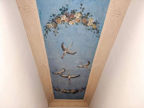 Deckenmalerei im Hauseingang - 