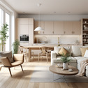 Offenes, modernes Wohnen - 