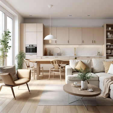 Offenes, modernes Wohnen - 
