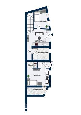 Erdgeschoss Gästehaus - 