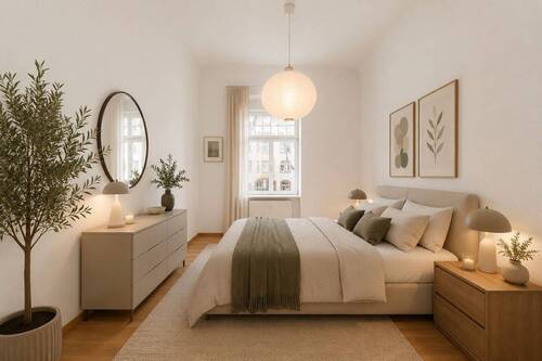 KI Visualisierung Beispiel - Etagenwohnung mit 80,00 m&sup2; in Mannheim zum Kaufen
