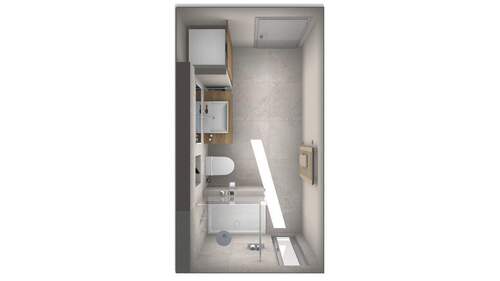 Bad_Whg 5_Ansicht von oben - 