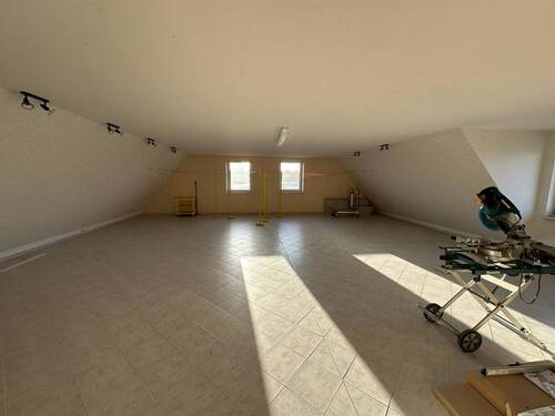 Trockenraum im DG als Ausbaureserve - 