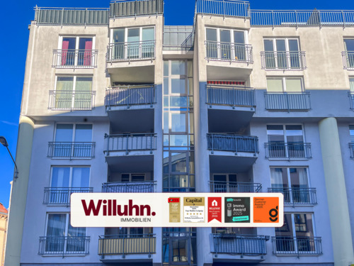 Hausansicht - Citynah: Helle 2-Zimmer-Wohnung mit Balkon, Lift & Tiefgarage